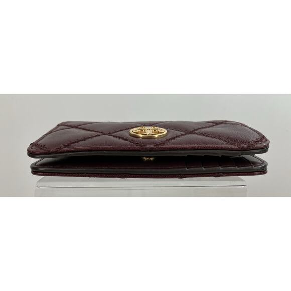 Tory Burch Willa Medium Wallet Claret - Picture 6 of 15